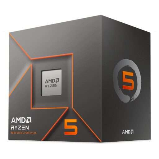 AMD Ryzen 5 8400F x4nm TSMC AM5 CPU; 6 Core/12 Thread Base Clock 4.2GHz; Max Boost Clock 4.7GHz;1...