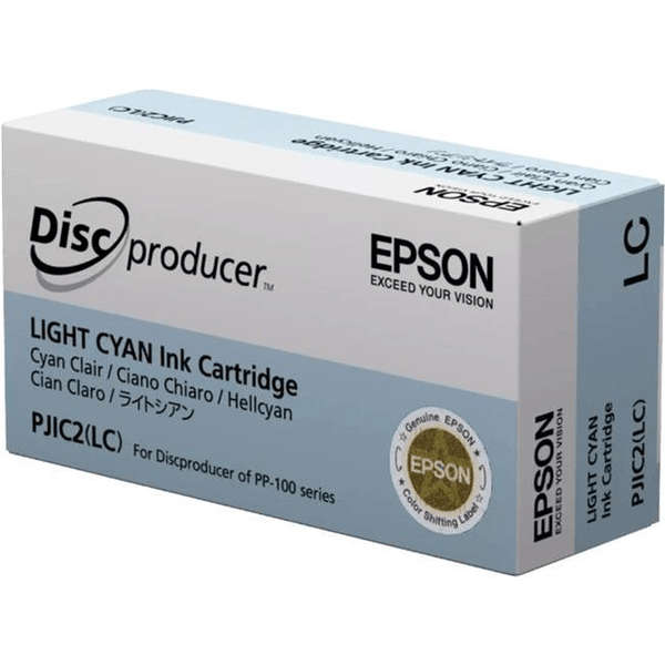 EPSON PJIC7 DISCPRODUCER INK CARTRIDGE FOR PP100 LIGHT CYAN