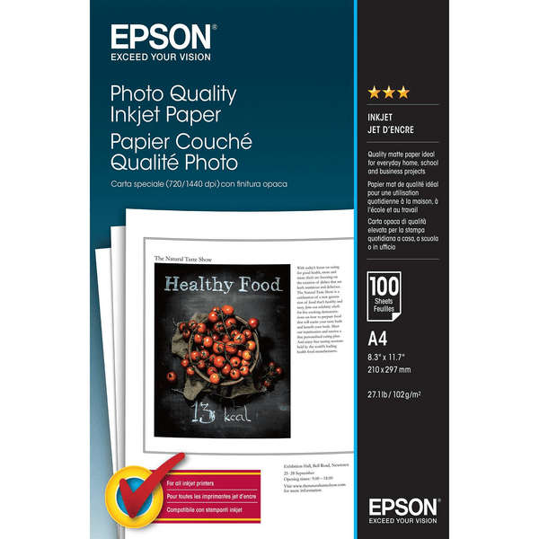 EPSON S041061- A4 PHOTO INKJET PAPER (100SHT)