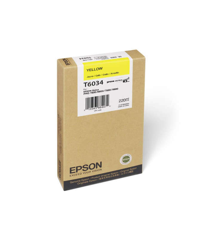 REAL COLOR EPSON 7880 220ML CARTRIDGE YELLOW