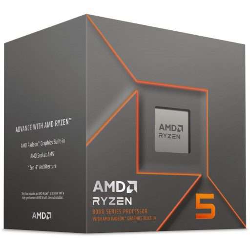 AMD Ryzen 5 8500G-Series Desktop Processor with Radeon Graphics (5.0GHz; 22MB; 65W; AM5)
