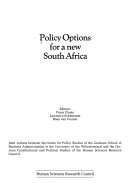 Policy options for a new South Africa - Fanie Cloete, Lawrence Schlemmer, Daan Van Vuuren, Universit