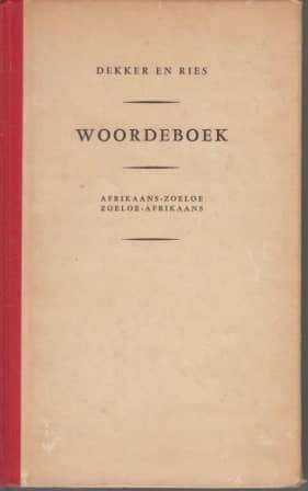Woordeboek Afrikaans-Zoeloe