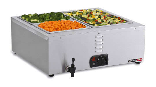 2 Divison Electric Bain Marie (Table Top)
