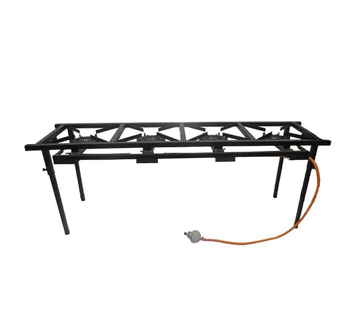 4-burner Boiling Table / Gas Stove (Light Duty)