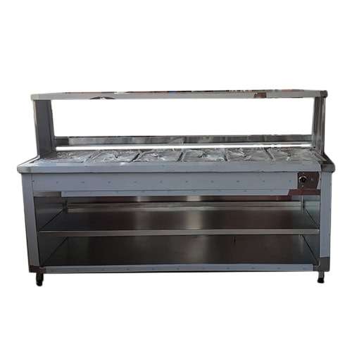 6 Divison Bain Marie With Glass (Floor Standing)