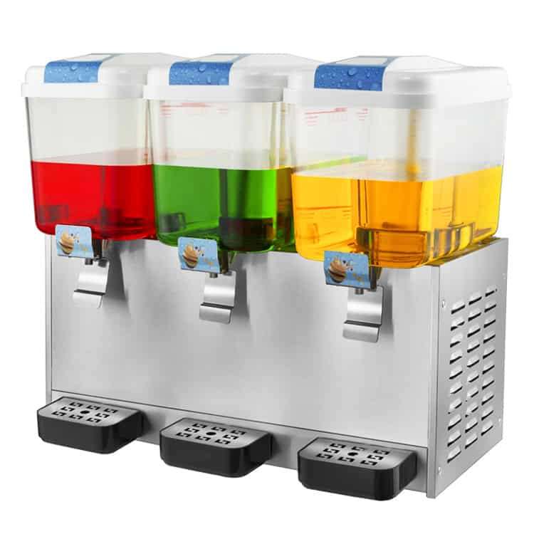 Triple Barrel Juice Dispenser Machine