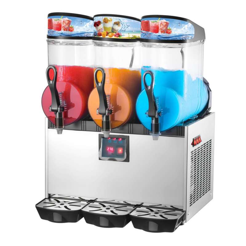 3-barrel (Triple) Slush Puppy Machine - *PREMIUM*