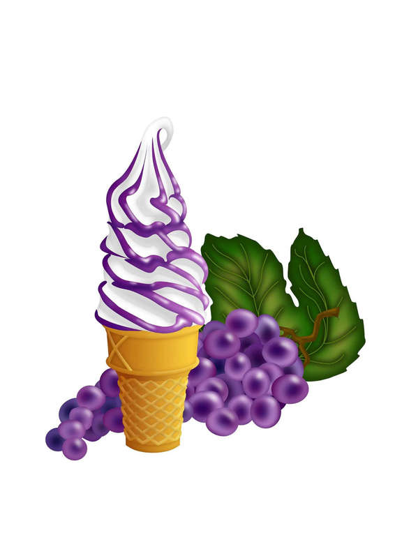 Ice Cream Powder Mix - Grape 2kg