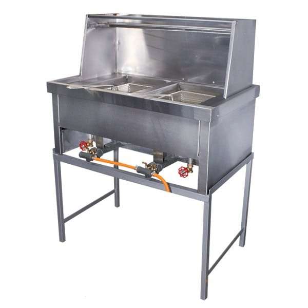 Spaza Gas Fryer (2x14lt) With Baskets