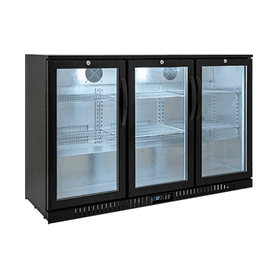 Back Bar Cooler 3 Door (Hinged)