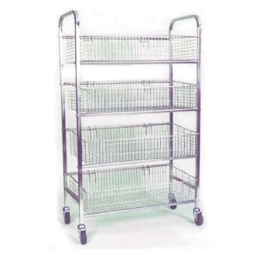 4-tier Bread Display Trolley
