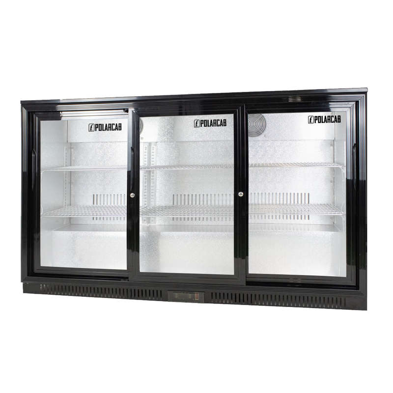 Back Bar Cooler 3 Door Fridge (Sliding)