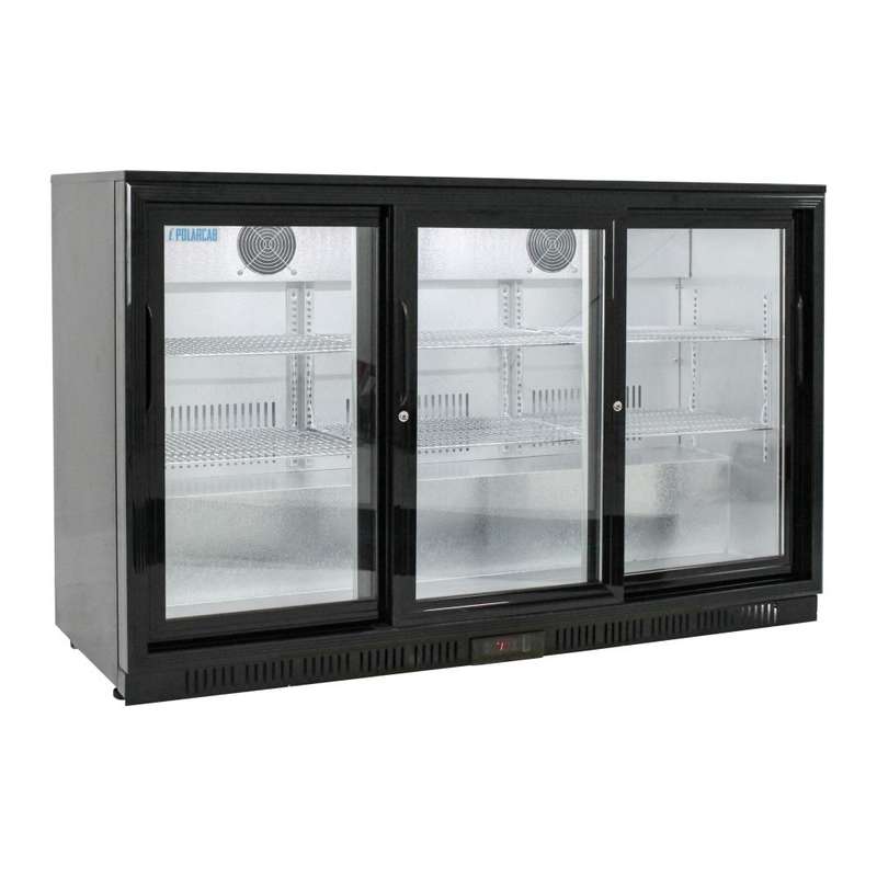 Back Bar Cooler 3 Door Fridge (Sliding)