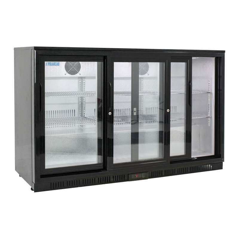 Back Bar Cooler 3 Door Fridge (Sliding)