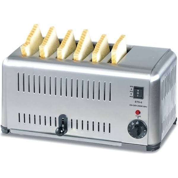 6 Slice Industrial Toaster