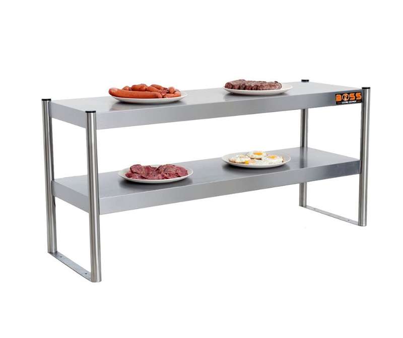 1100mm Double Riser Shelf/plate Warmer (Single Heated)