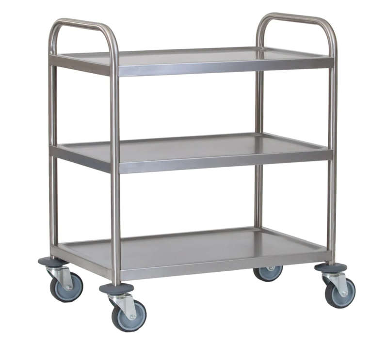 3 Tier Trolley Stainless Steel