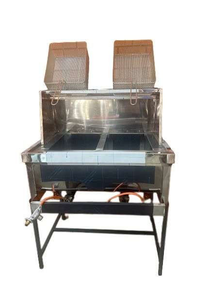Spaza Gas Fryer (2x20lt) With Baskets