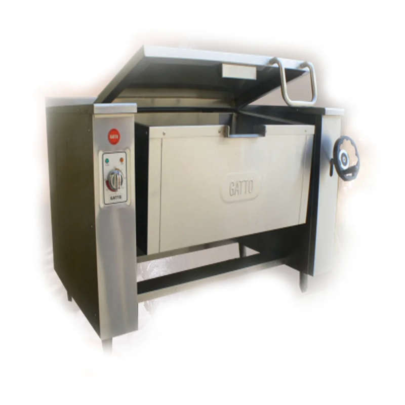 Gatto Stainless Steel 120lt Tilting Pan - Electric