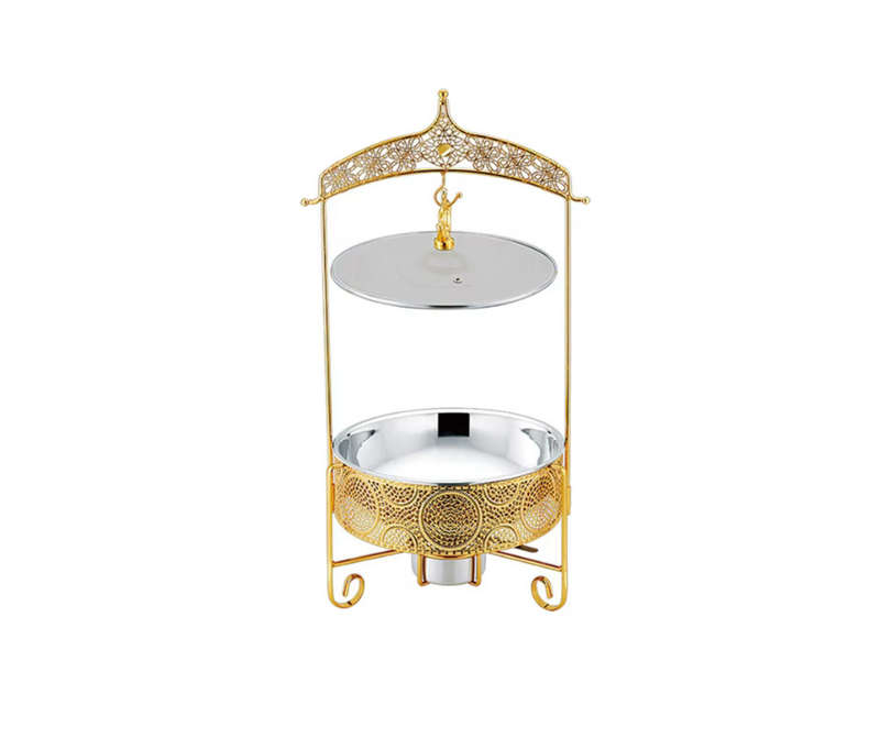 Gold Round Hanging Chafing Dish