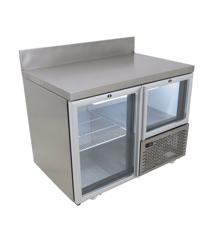 Fridgestar Underbar 1.5 Door - Glass Display - With Splashback