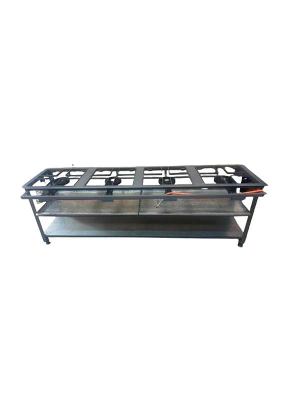 4-burner Boiling Table / Gas Stove (Heavy Duty) - 450mm X 450mm Plates