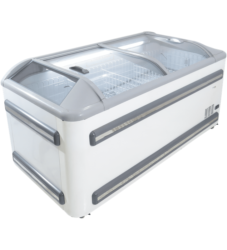 Curved Glass Island Freezer 2m (Vs2000vt)