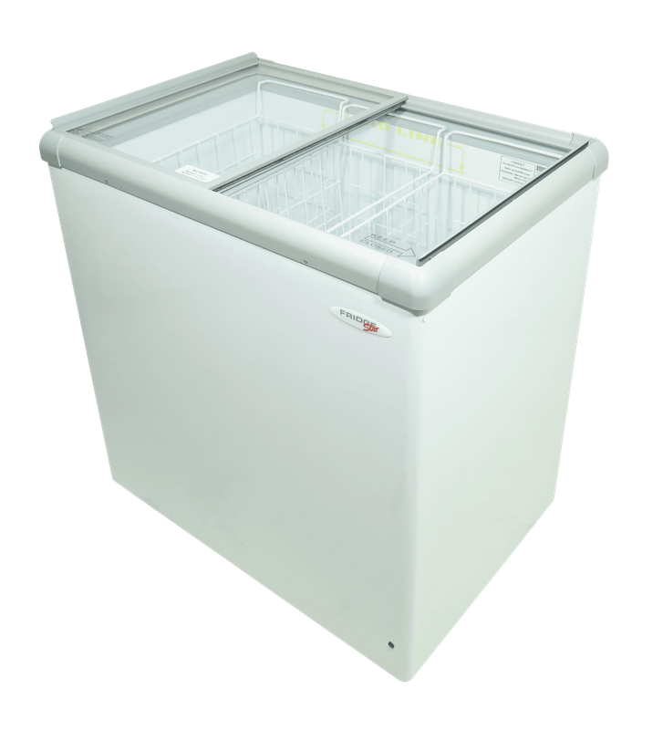 Glasstop Display Freezer 205l
