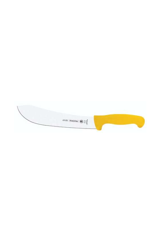 Tramontina Butcher & Meat Knife - 20cm (YELLOW)