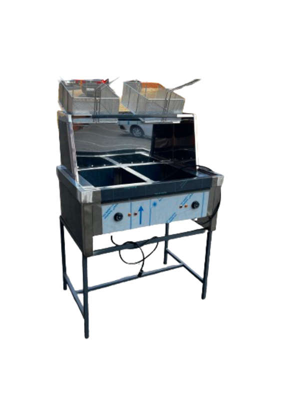 Spaza Electric Fryer (2x14lt) - Floor Model 220V
