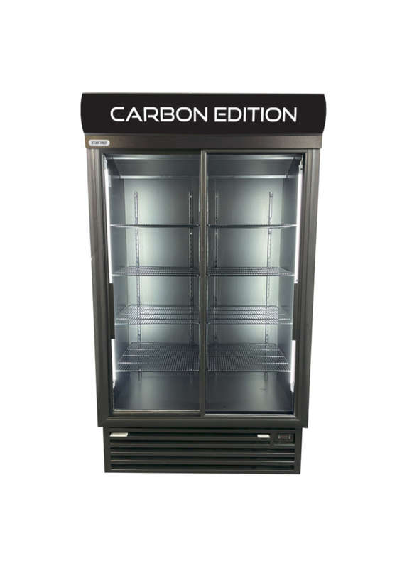 *CARBON FIBRE* Double Door Cooler (*STAYCOLD*) - Sliding Doors