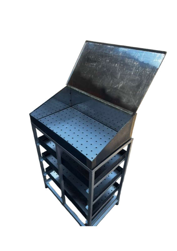 Chip Dump / Chip Rack + BIN - 3 TIER