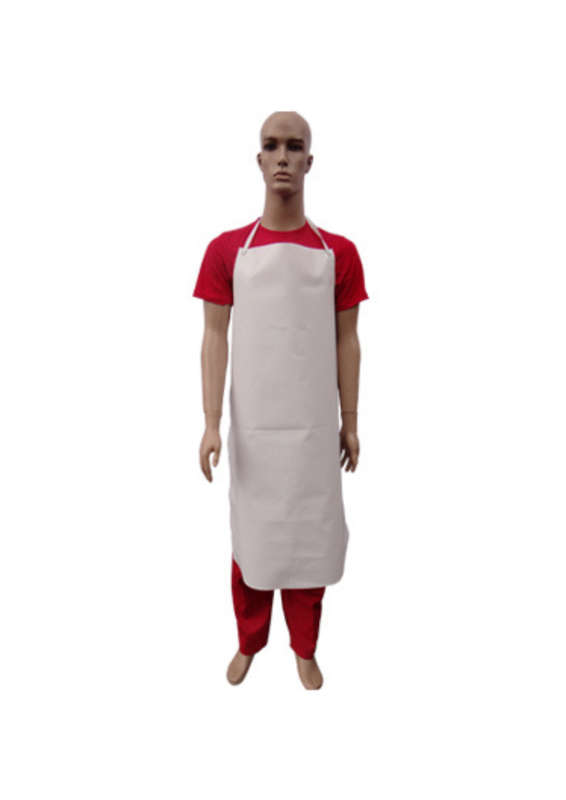 White PVC Blood + Fat Butchery Apron