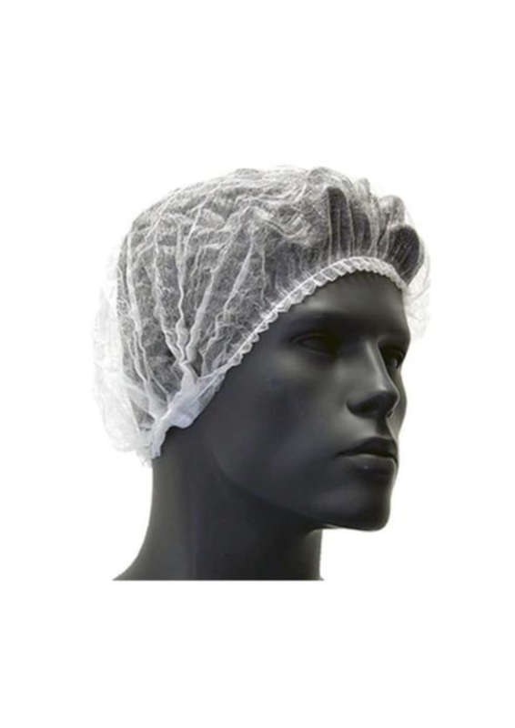 Disposable Mop Caps - White (100's) - Double Elastic