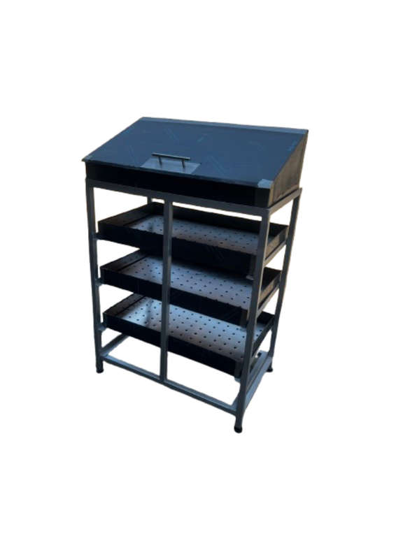 Chip Dump / Chip Rack + BIN - 3 TIER