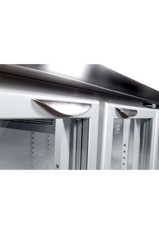 Staycold Glass Display Underbar Cooler 3 Door - 1.8m