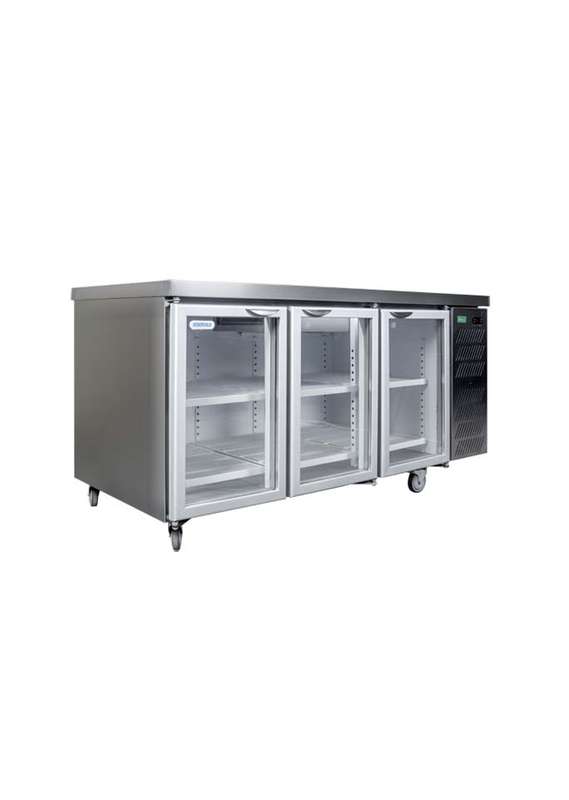Staycold Glass Display Underbar Cooler 3 Door - 1.8m