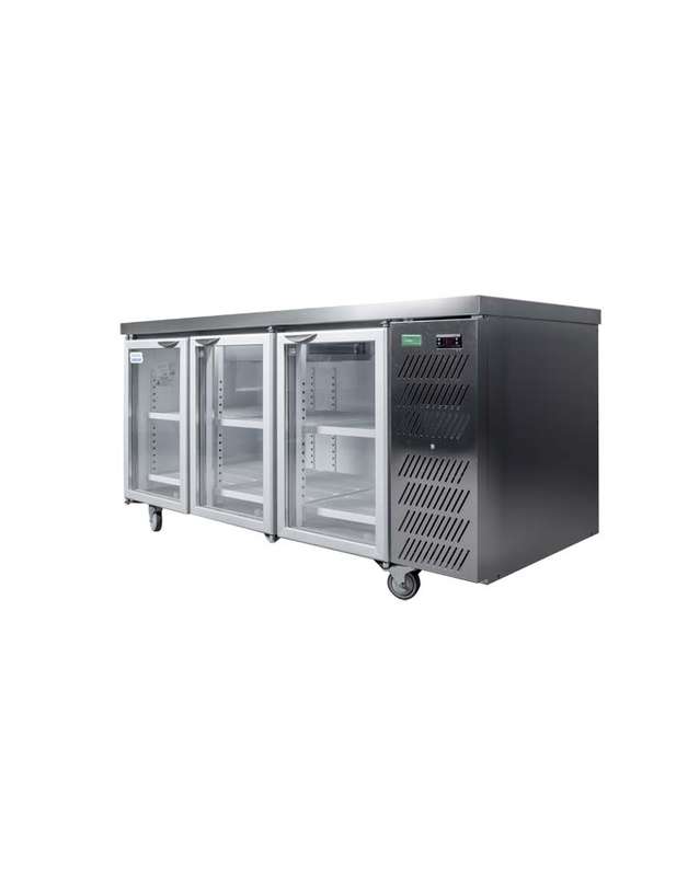 Staycold Glass Display Underbar Cooler 3 Door - 1.8m