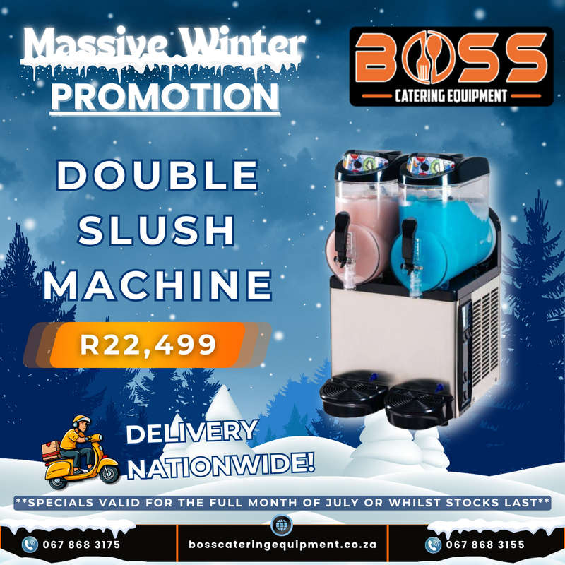 2-barrel (Double) Slush Puppy Machine *WINTER SPECIAL*