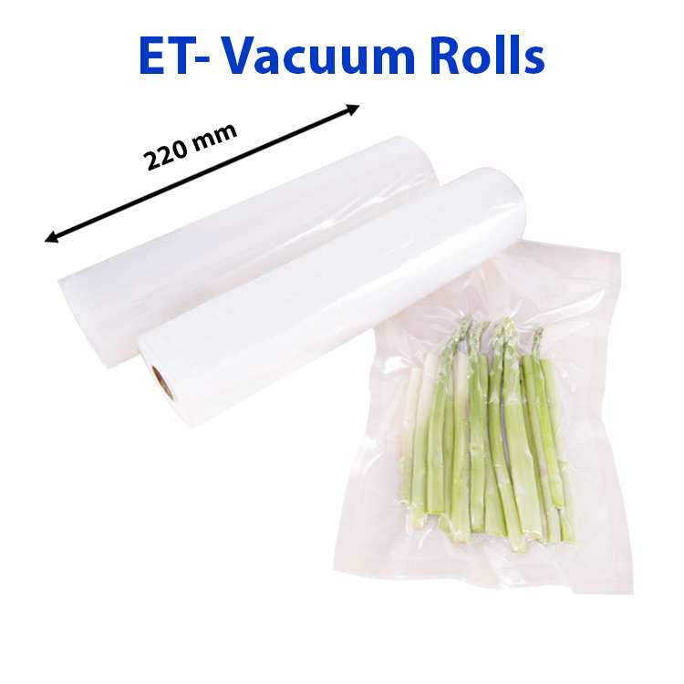 ET - Perforated Vacuum Bags 220mm X 10m