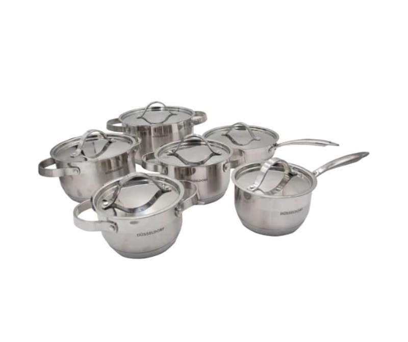 Dusseldorf 12PC Pot Set - S/STEEL