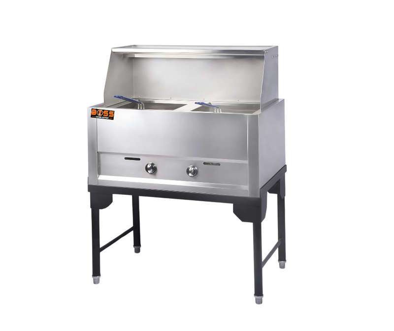 Spaza Gas Fryer (2x21lt) With Baskets