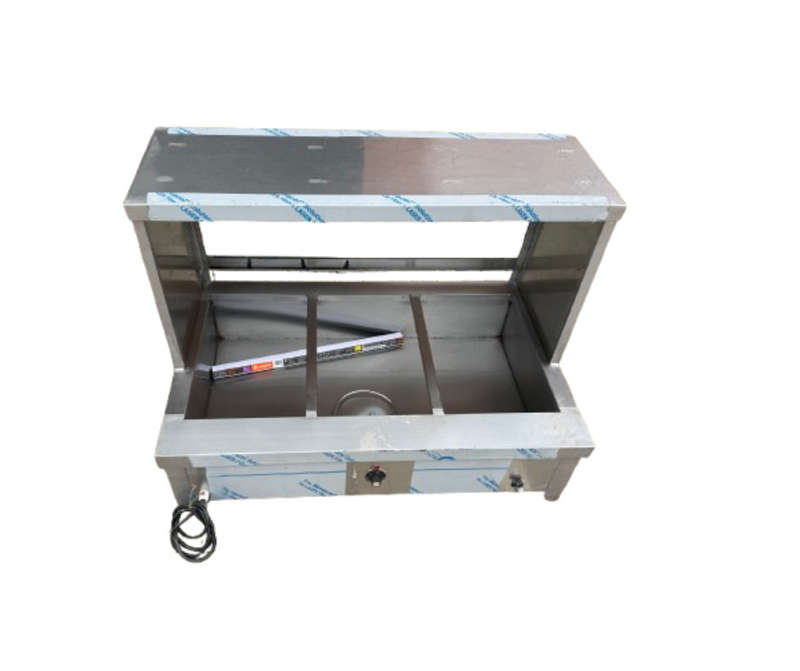 3 Divison Bain Marie + GLASS (TableTop)