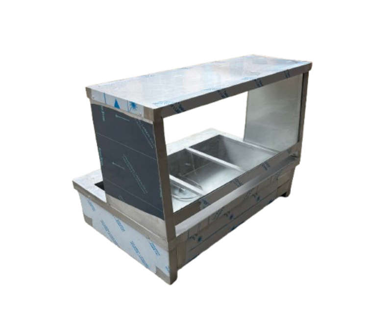 3 Divison Bain Marie + GLASS (TableTop)