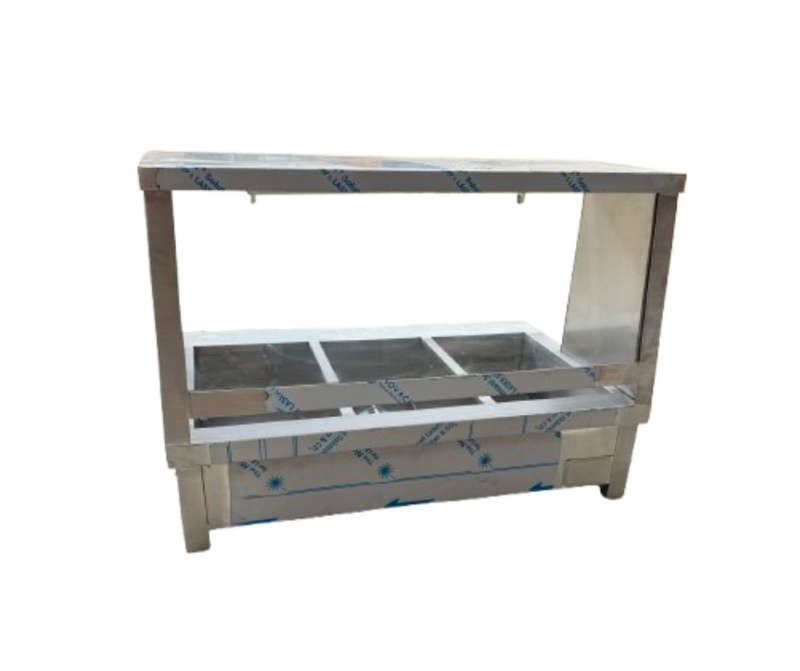 3 Divison Bain Marie + GLASS (TableTop)