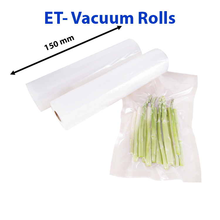 ET - Perforated Vacuum Bags 150mm X 5m