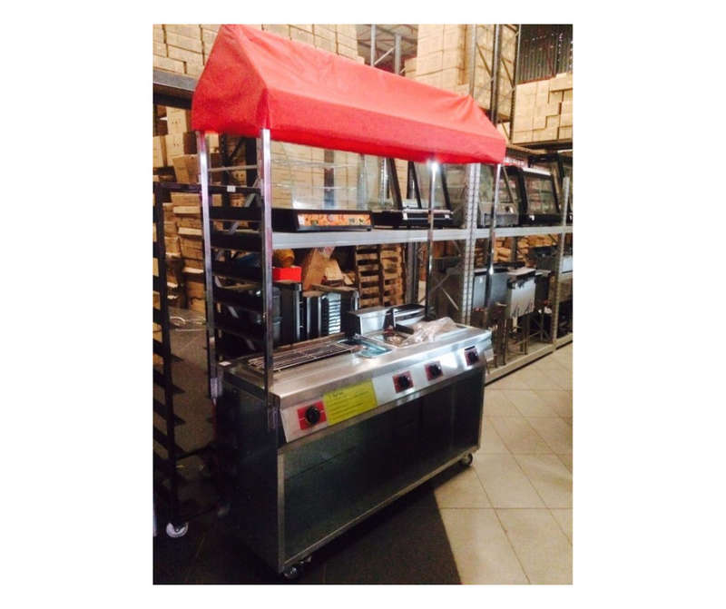 Hot Dog Mobile Cart Trolley (GAS)