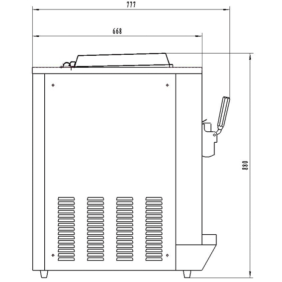 BEIQI - Soft Serve Machine Table Model