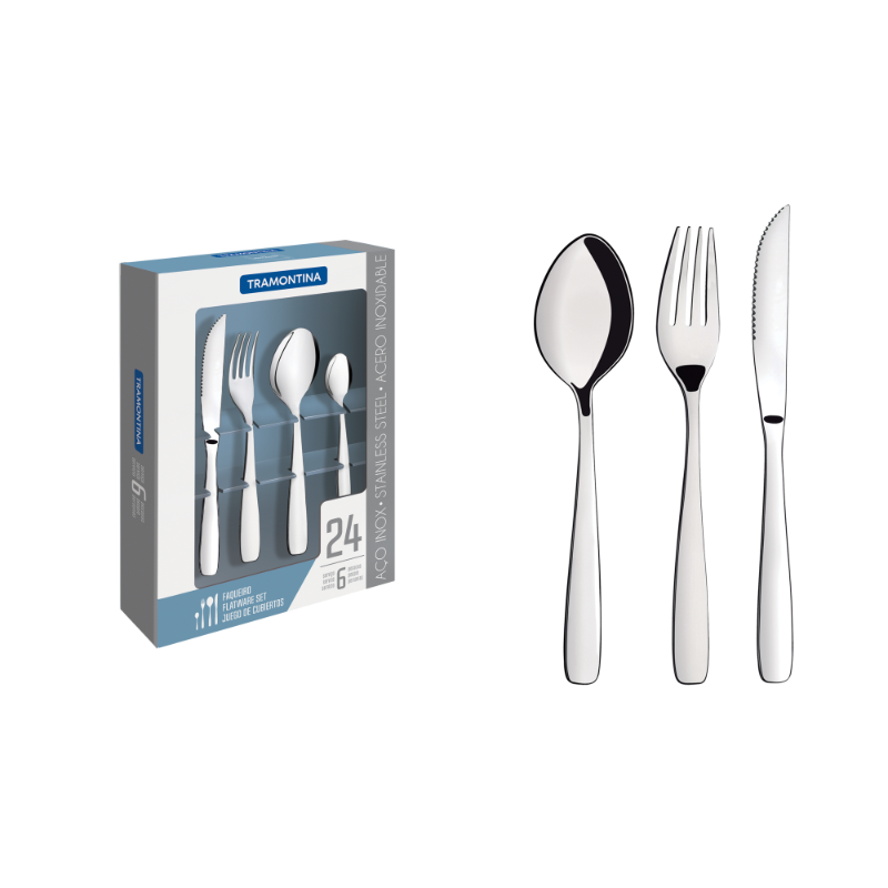 Tramontina 24PC Cutlery Set